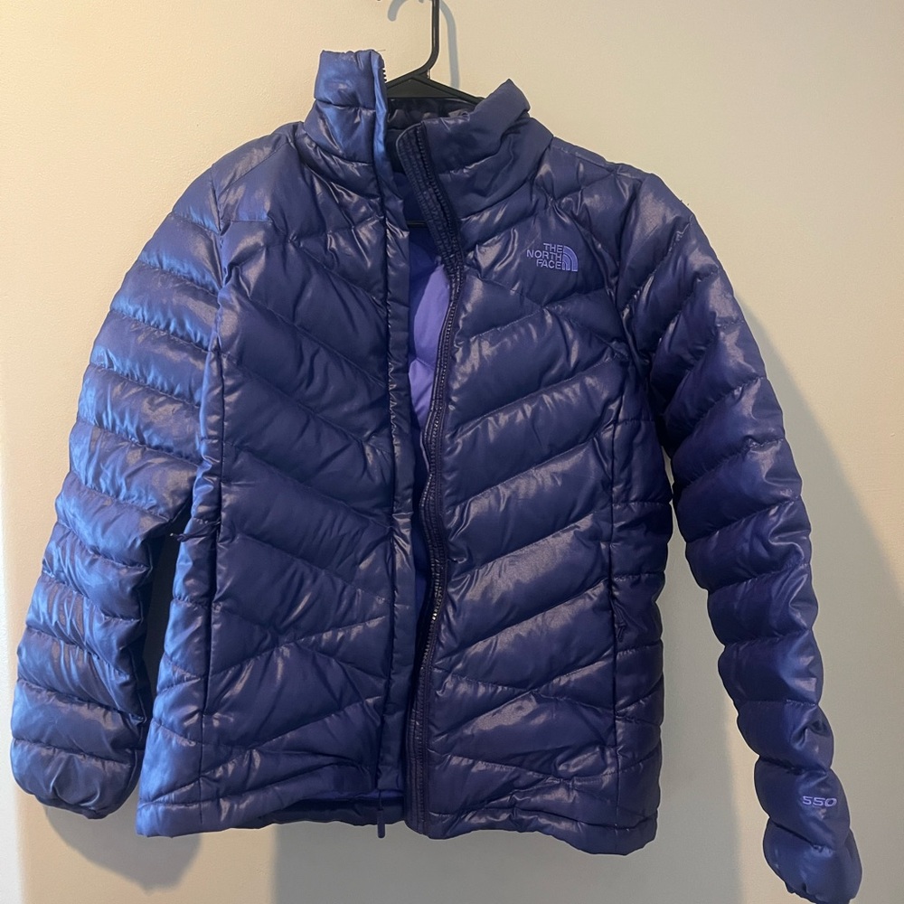 Purple Northface Coat